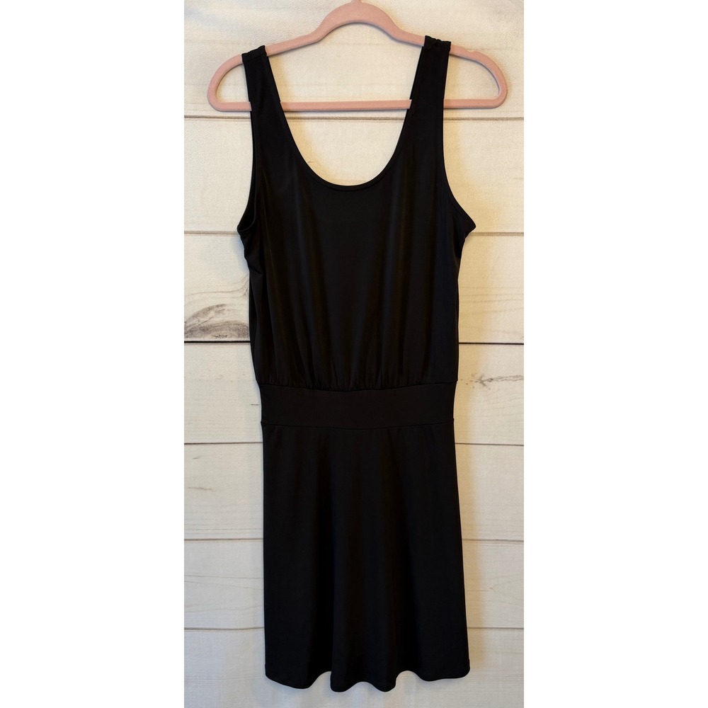 Veronica M Los Angeles Black Sleeveless Scoop Neck Mini Dress DSS-2697 Small NEW
